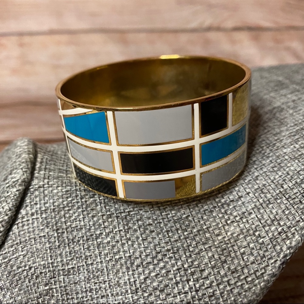 Kate Spade “About Town” Classy Colorblock Bangle - Picture 7 of 8